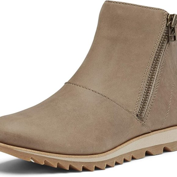 Sorel Harlow Waterproof Zip Boot Khaki II - Picture 2 of 4